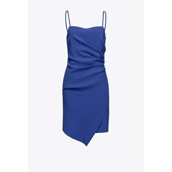 NEW PINKO almira crepe dress in purple - Picture 4 of 5